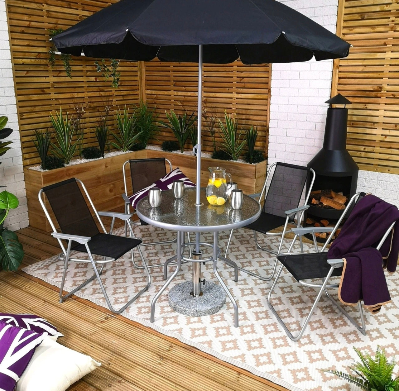6pc Bistro Style Patio Set