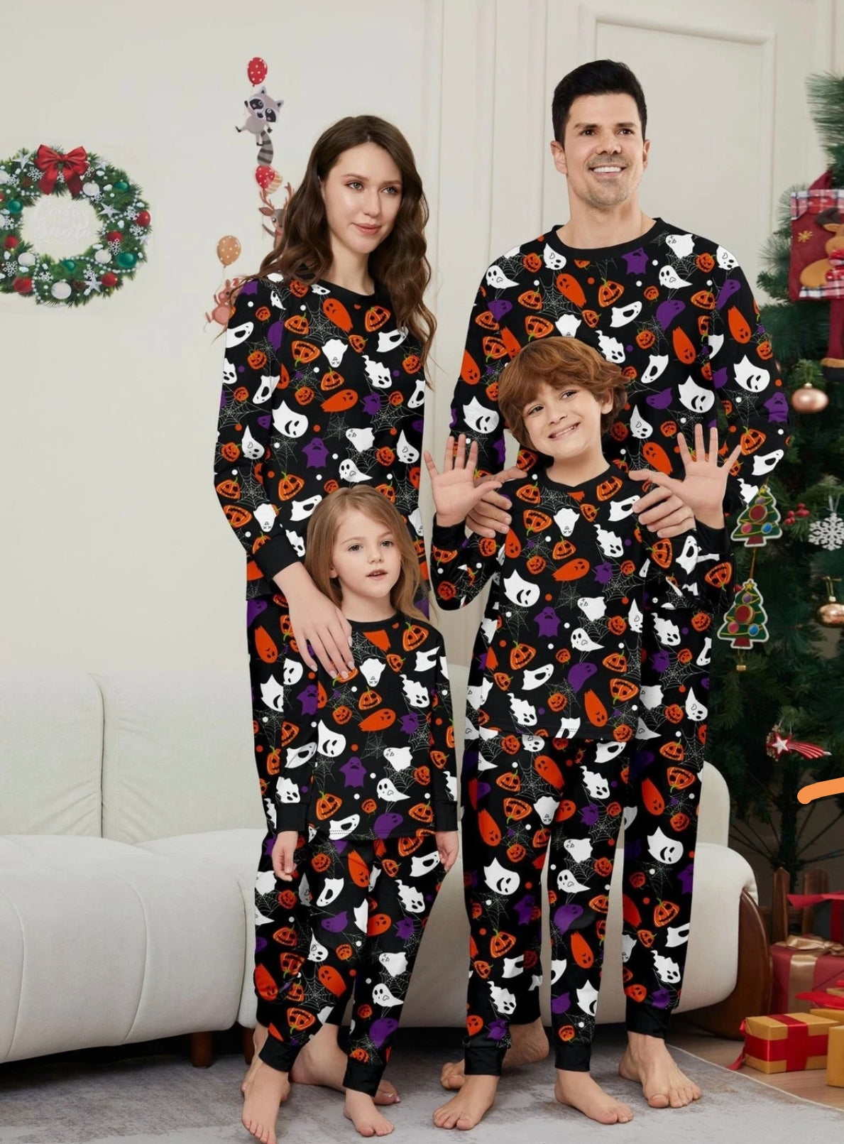 Pumpkins & Ghosts Family Matching Pjs