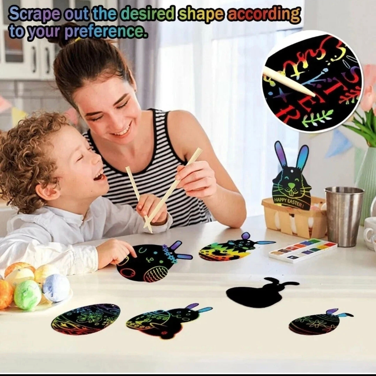 Mega Easter Scratch Art Kit