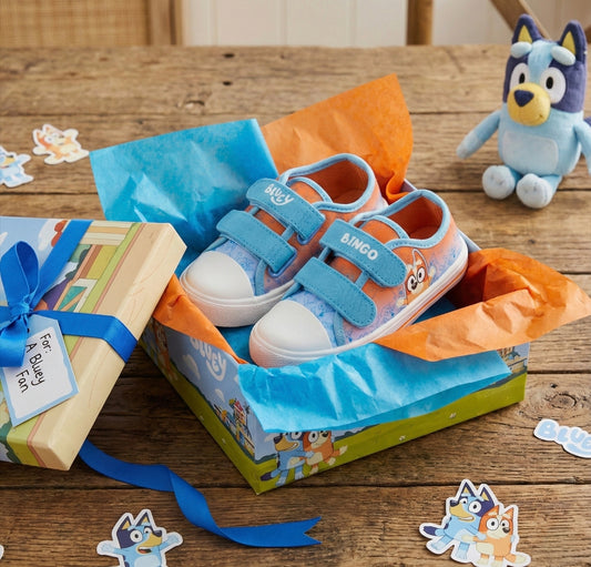 Unisex Blue Dog Canvas Shoes