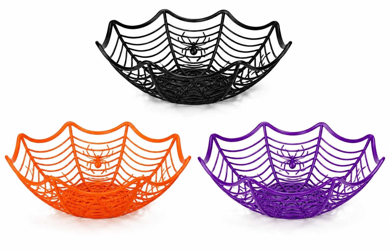 Set Of 3 Spiderweb Serving Bowls