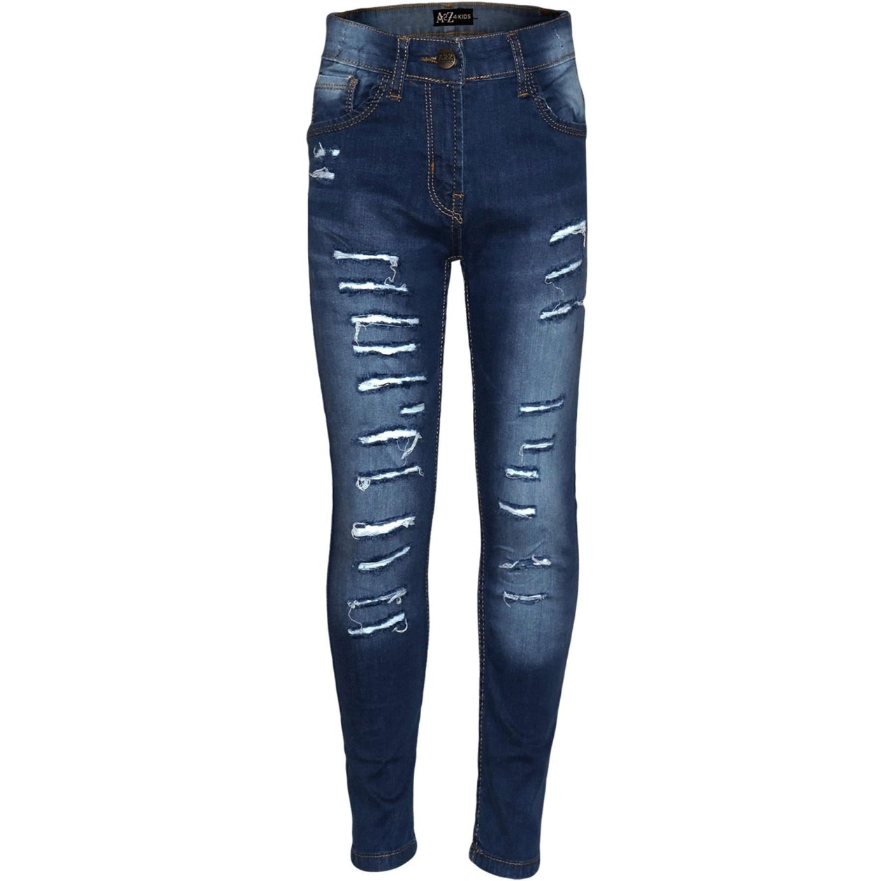 Girls Stretchy Ripped Jeans