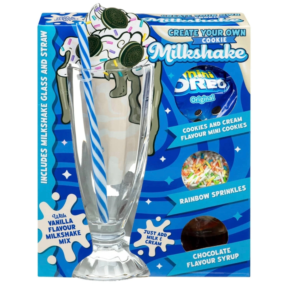 Create Your Own Cookie Milkshake