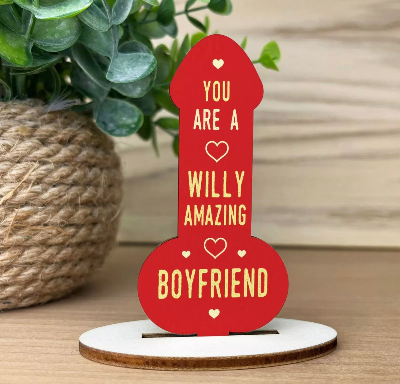 Funny Boyfriend Novelty Plaque