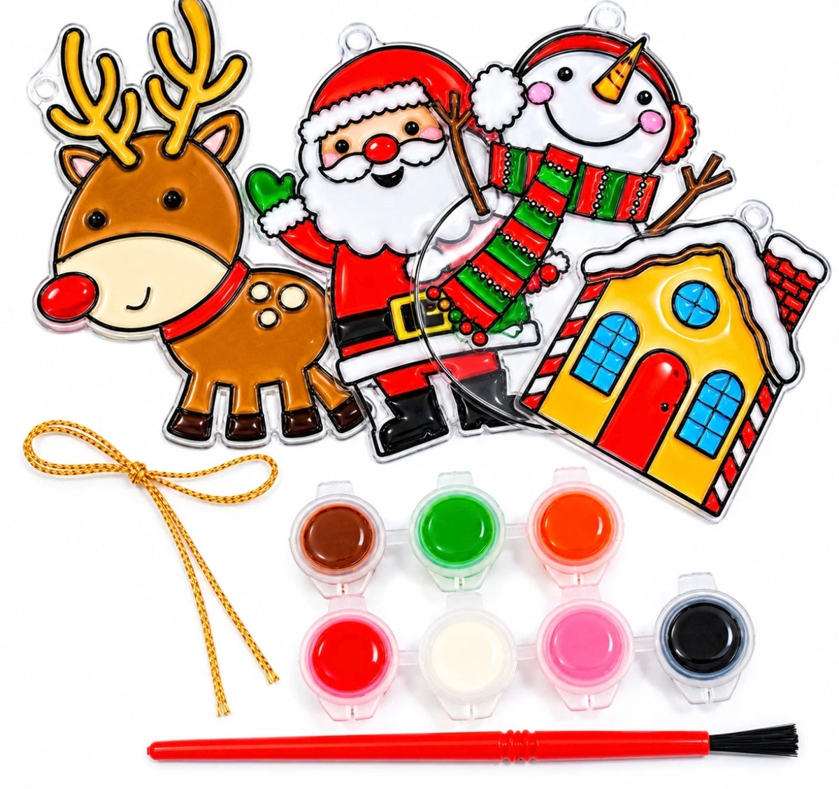 Paint Your Own Christmas Sun Catchers