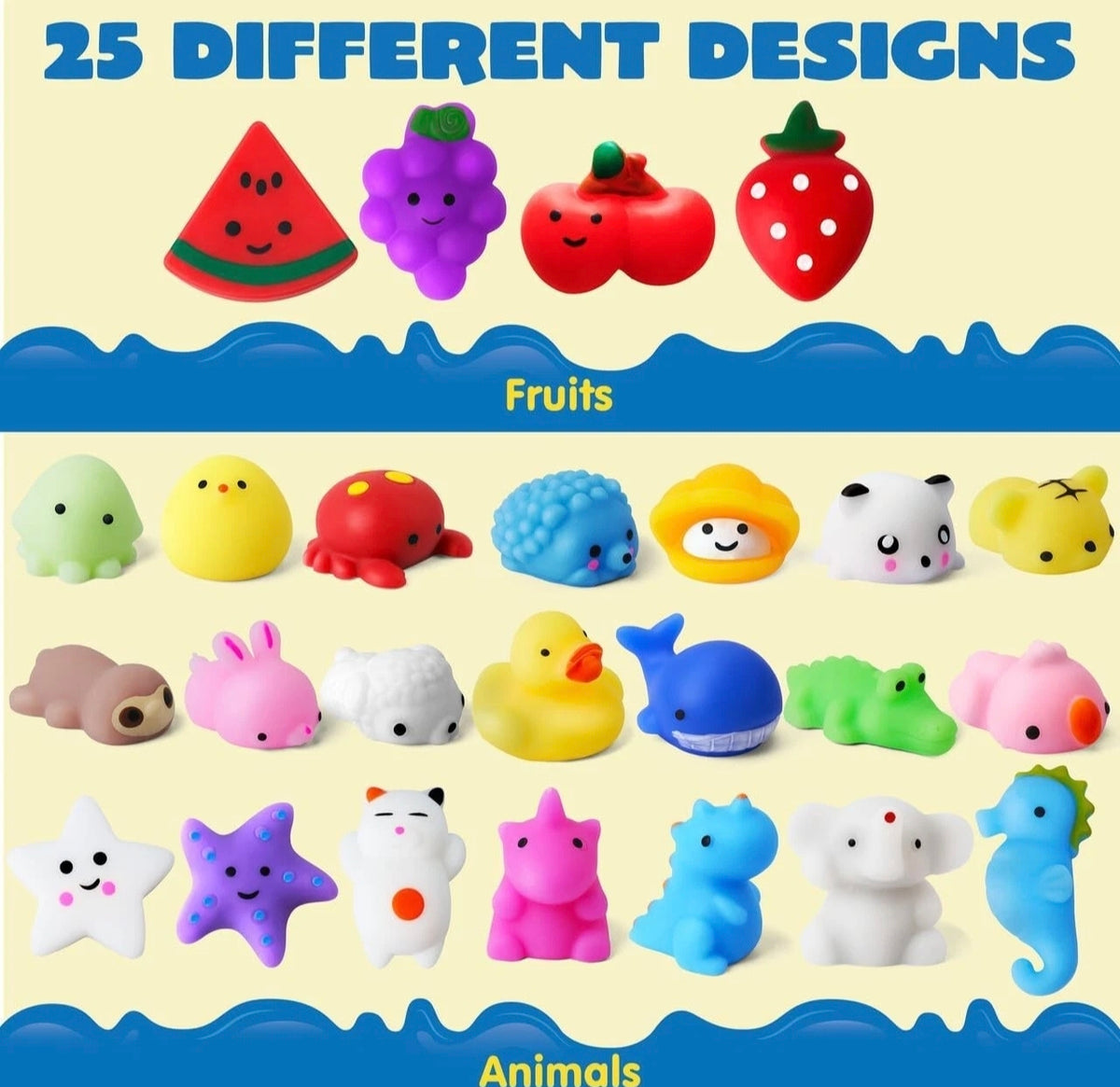 100pc Mini Squishes