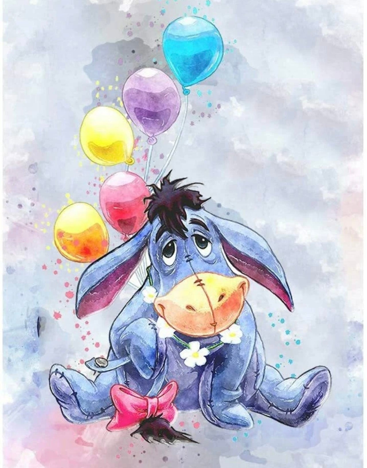 Donkey With Balloons
