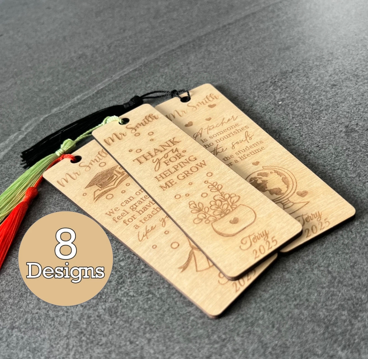 Personalised Bookmark Thank You For Teacher / TA