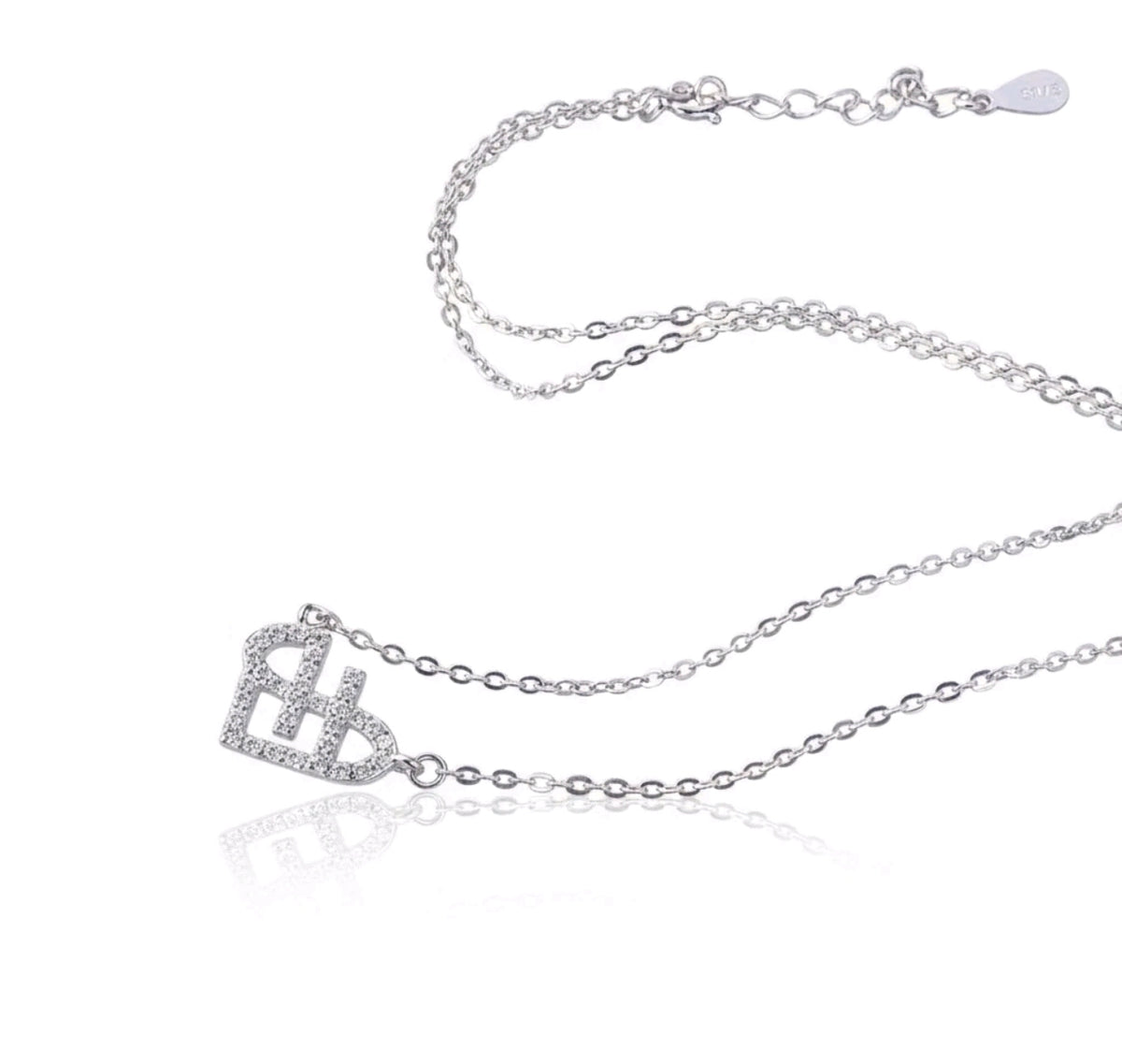 Dainty Twist Heart Necklace