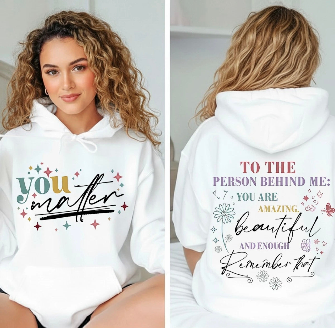 You Matter Hooded Sweatshirt