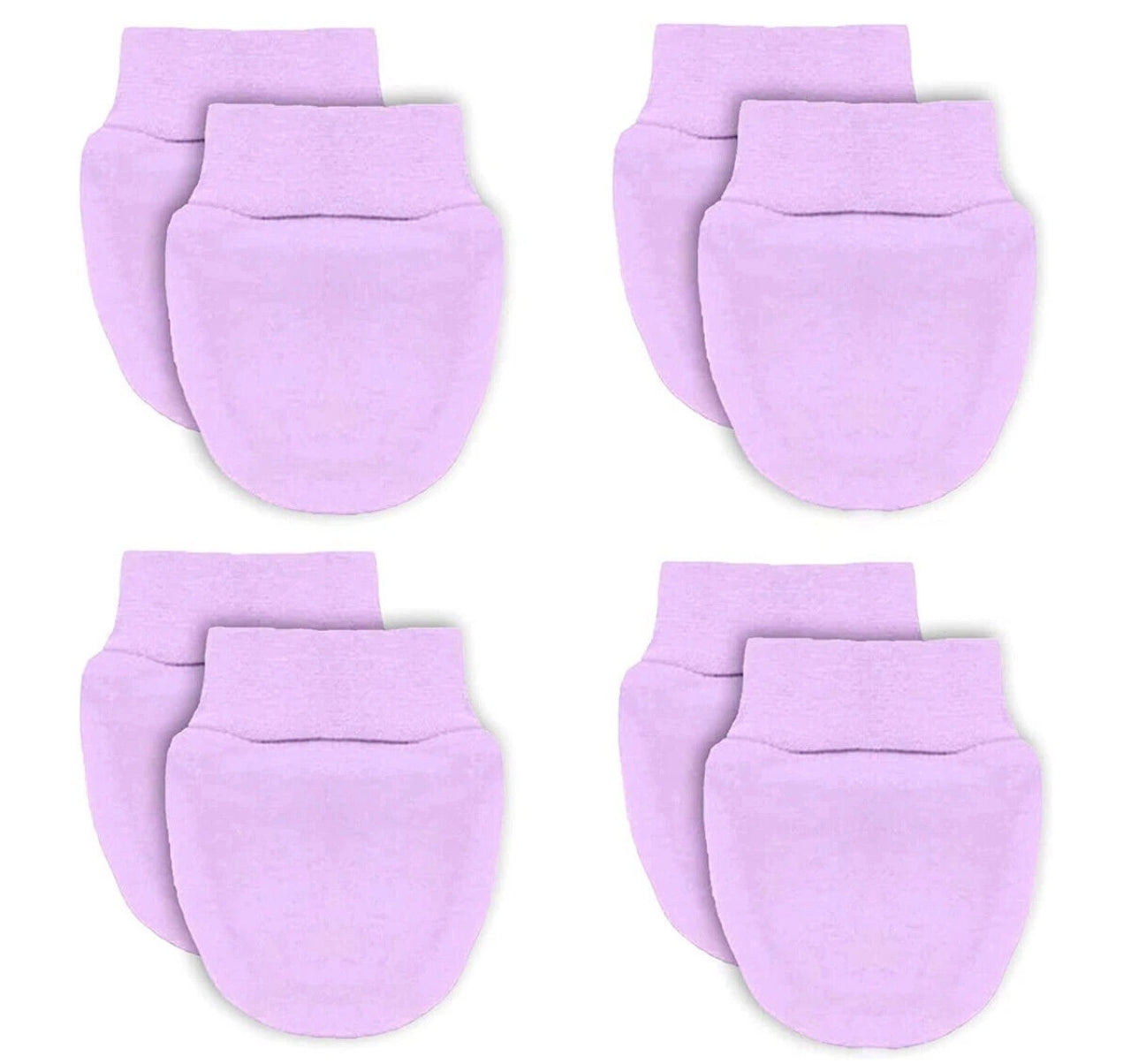 4 Pairs Baby Scratch Mittens