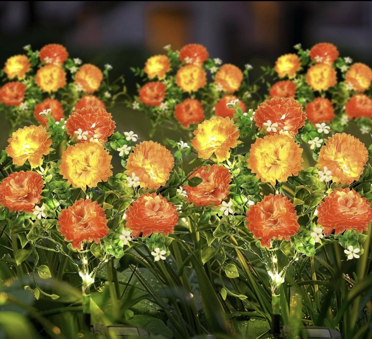 2pk Solar Flower Stake Lights