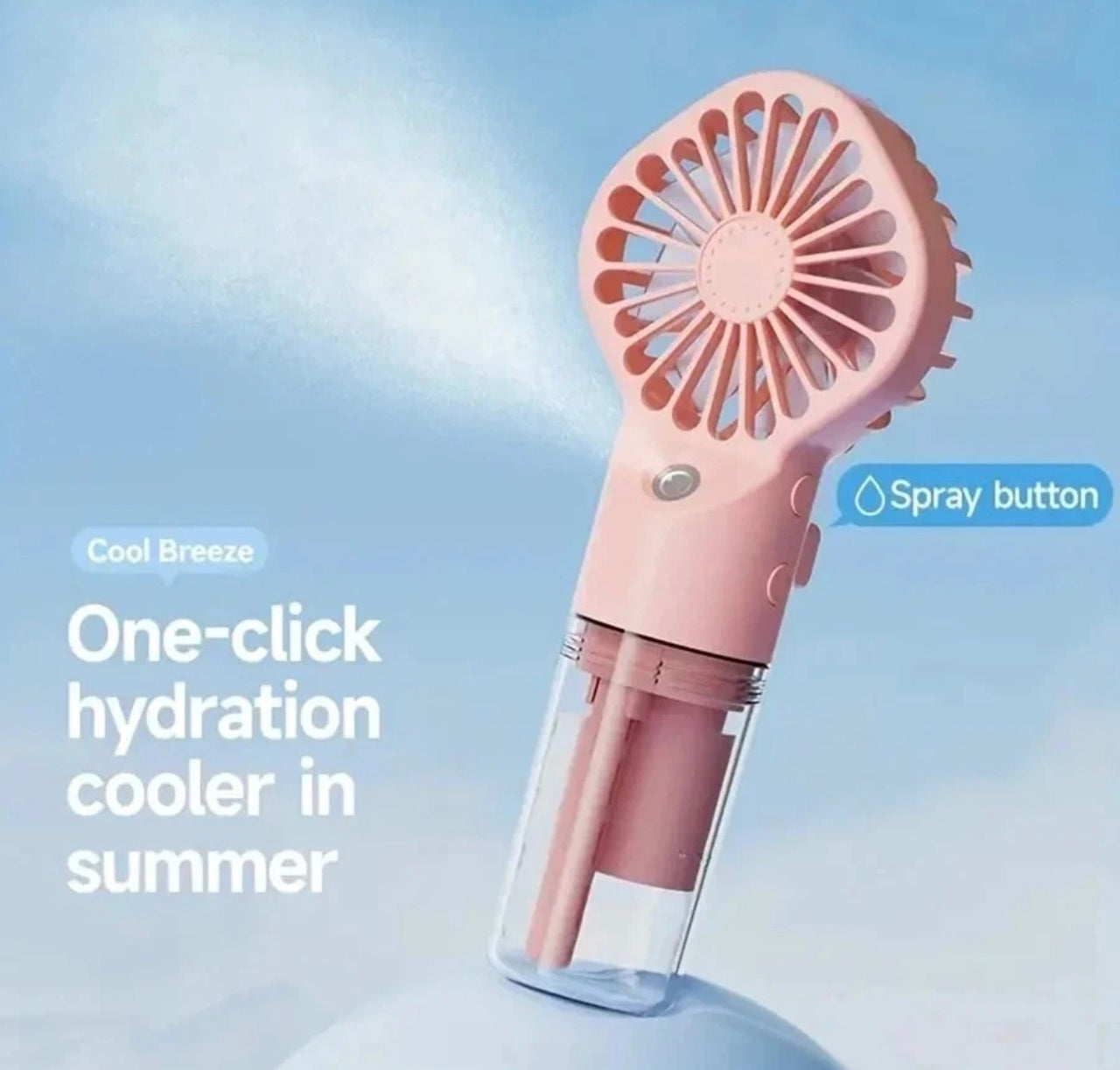 Handheld Misting Fan
