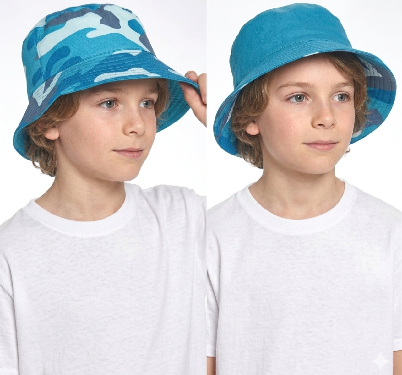 Various Children's Reversible Bucket Hats