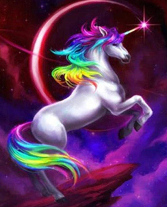 Colourful Unicorn Diamond Art