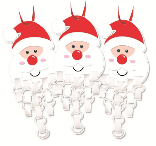Santa Beard Paper Chain Activity Set