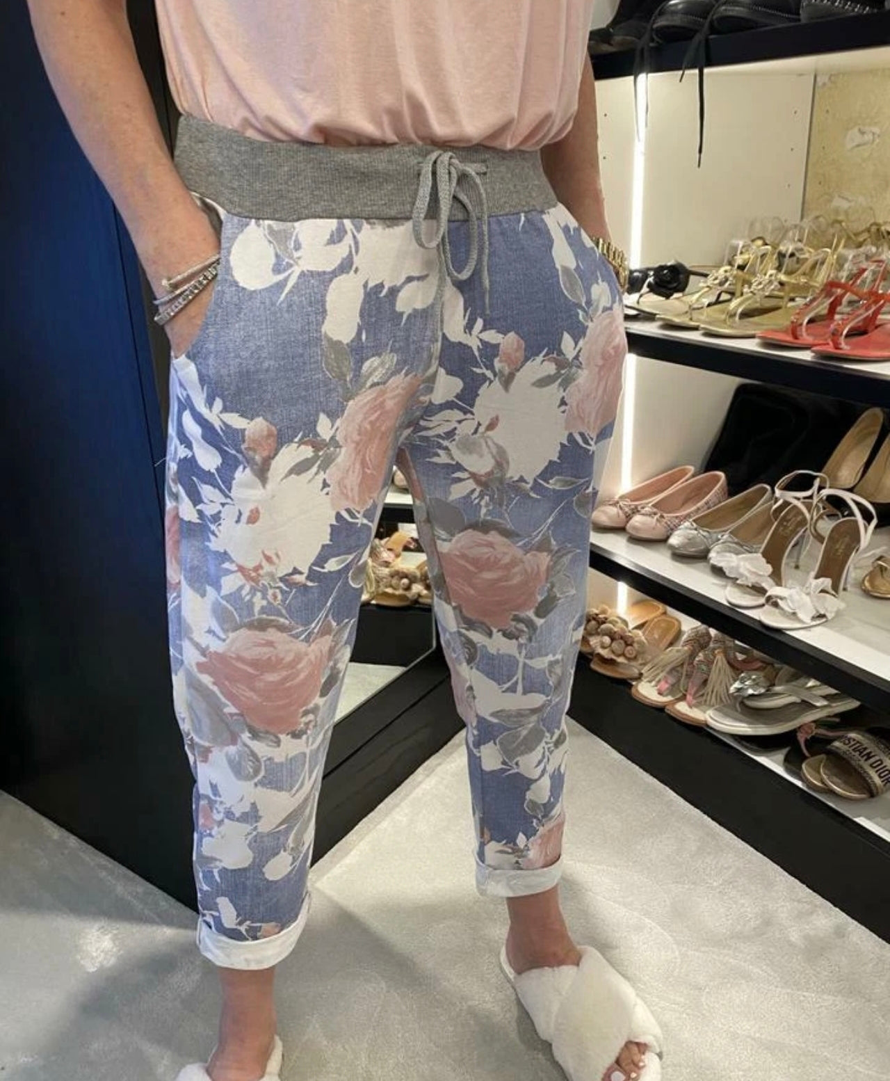 Italian Turn Up Summer Joggers