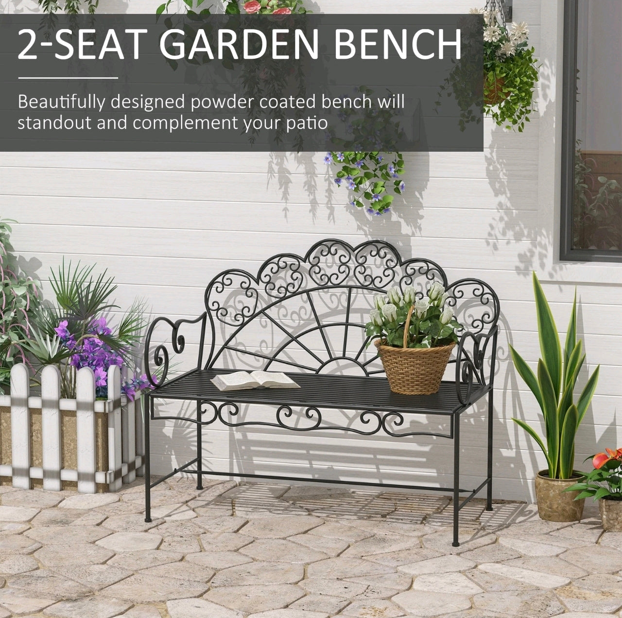 2 Seater Elegant Garden Loveseat
