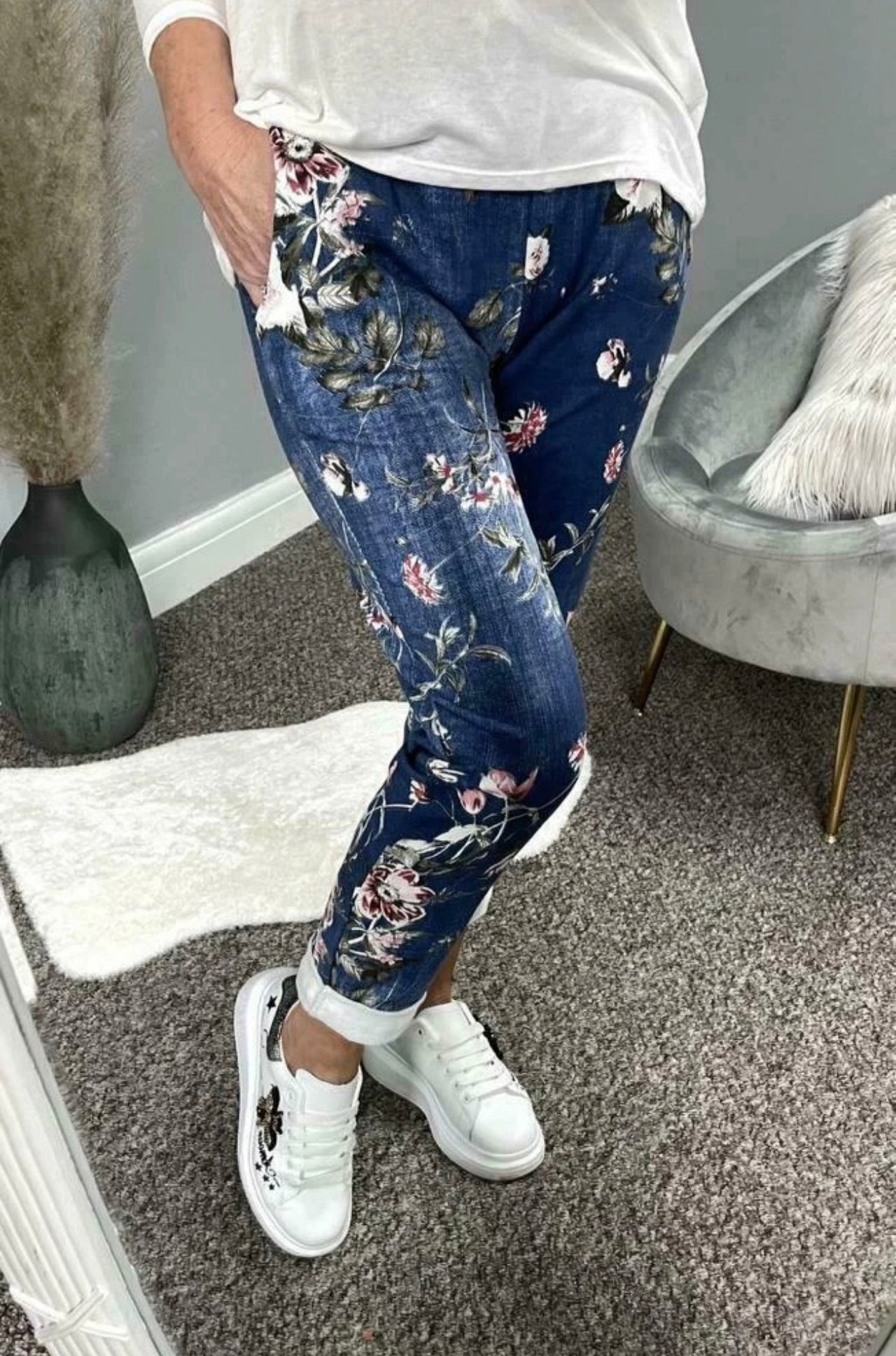 Italian Turn Up Summer Joggers