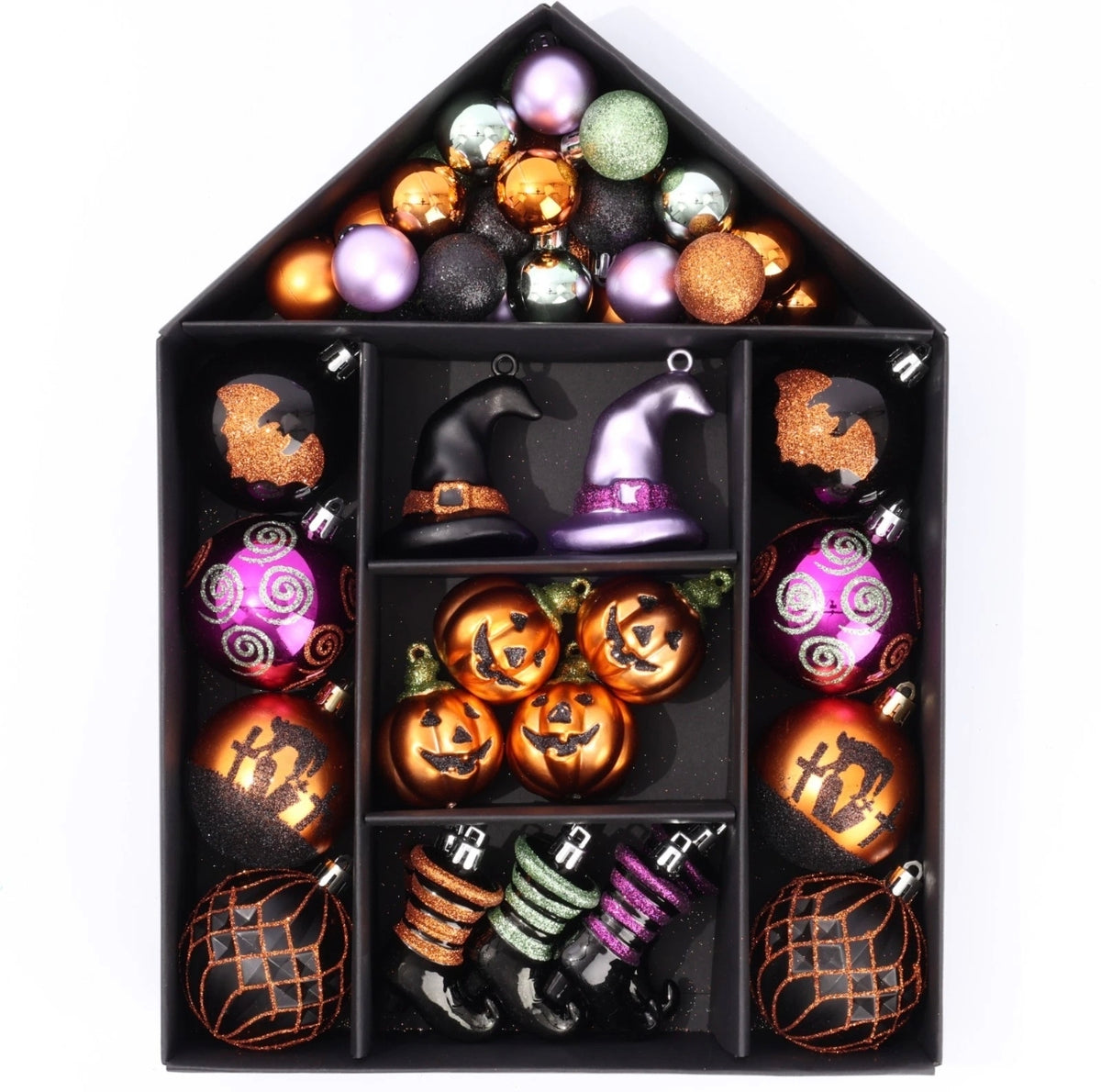 48pk Halloween Baubles