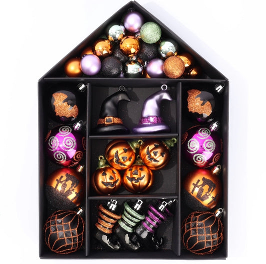 48pk Halloween Baubles