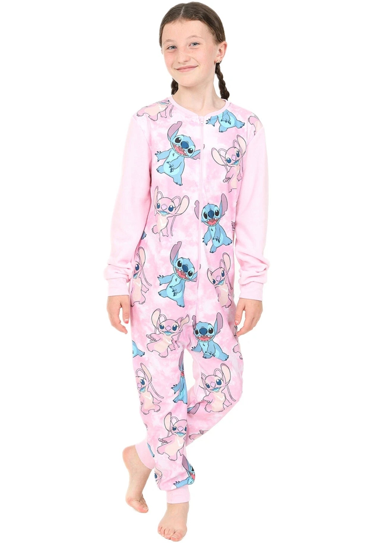 Pink & Blue Alien Onesie