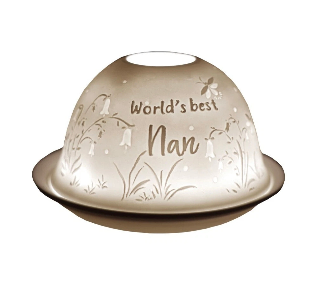 Lithopane Porcelain Tea Light Domes