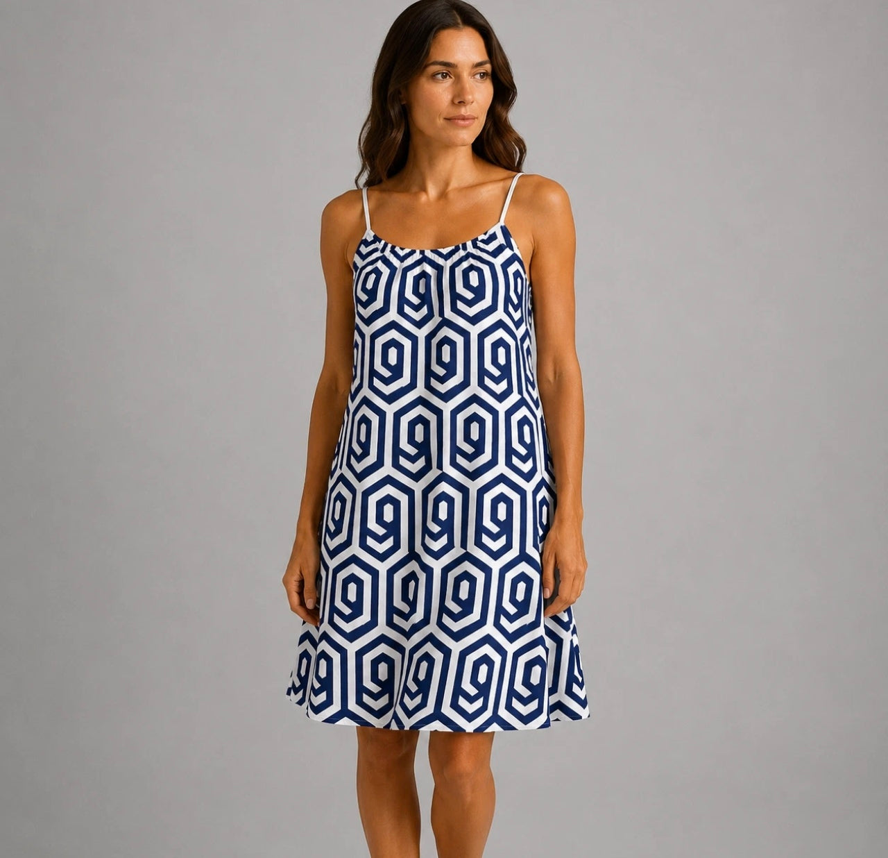Ladies Strappy Midi Summer Dress