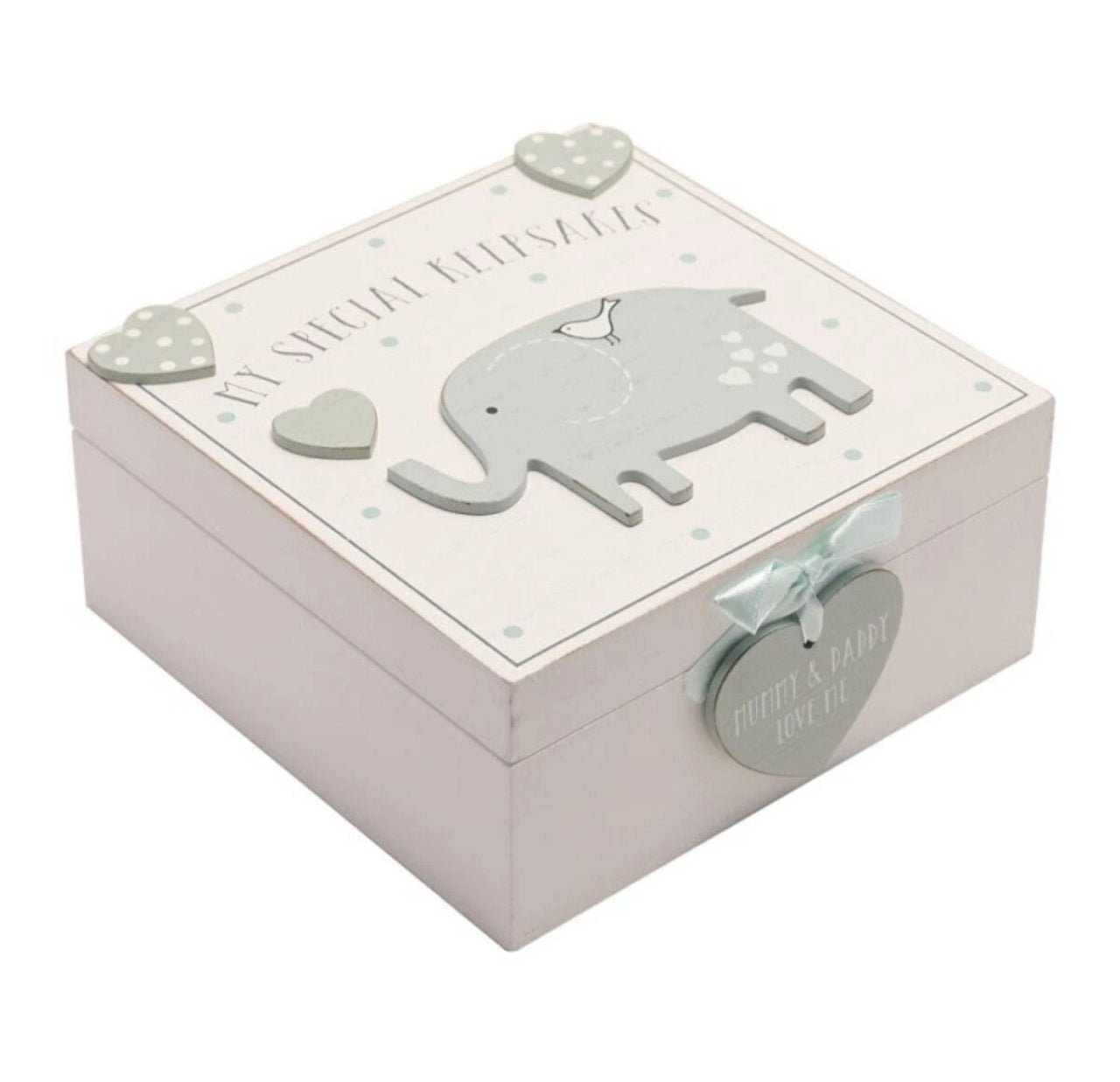 Beautiful Wooden Baby Keepsake Box