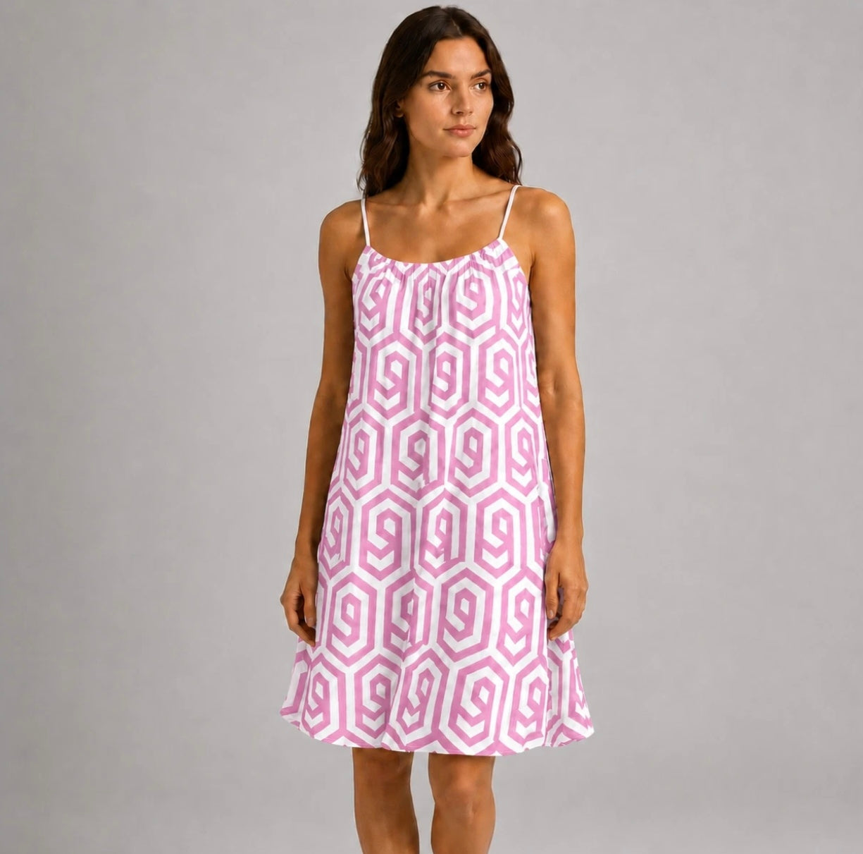 Ladies Strappy Midi Summer Dress