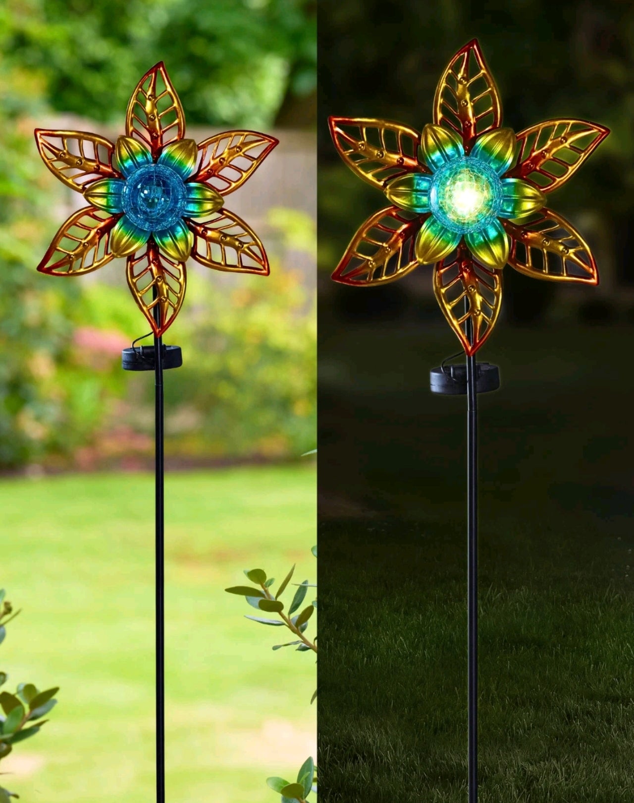 2pc Flora Bloom Stake Lights