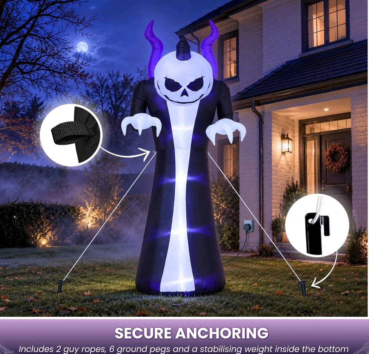 10ft Inflatable Pumpkin Ghost