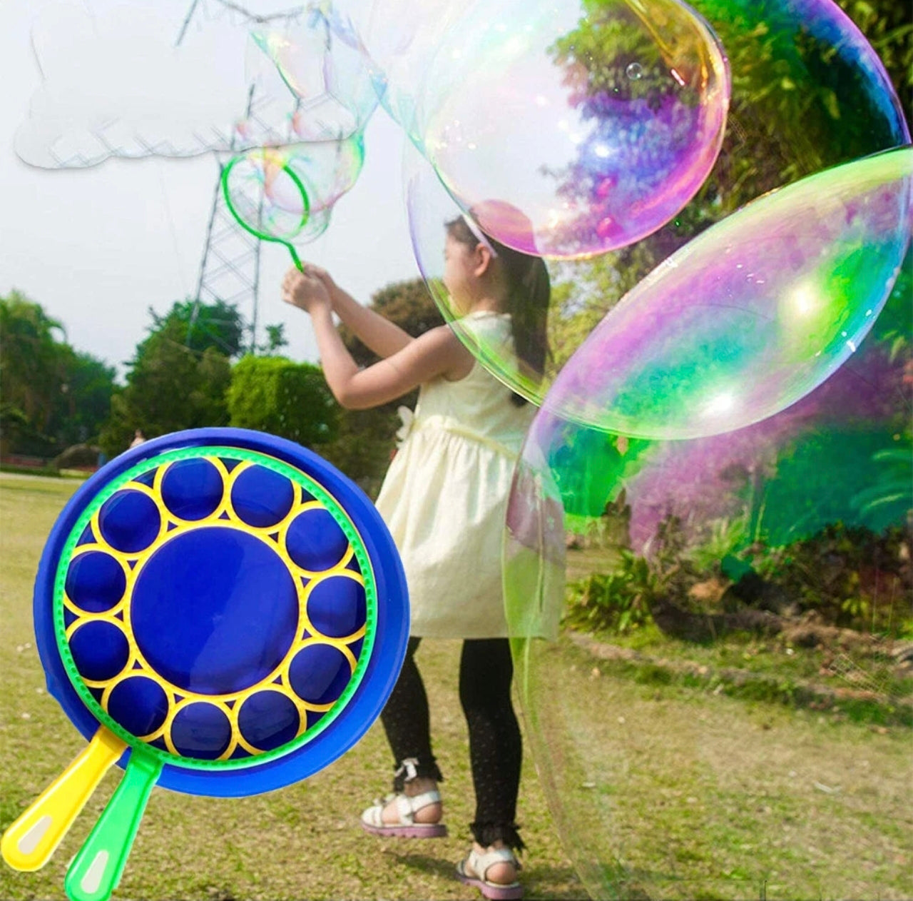3pc Giant Bubble Maker Kit