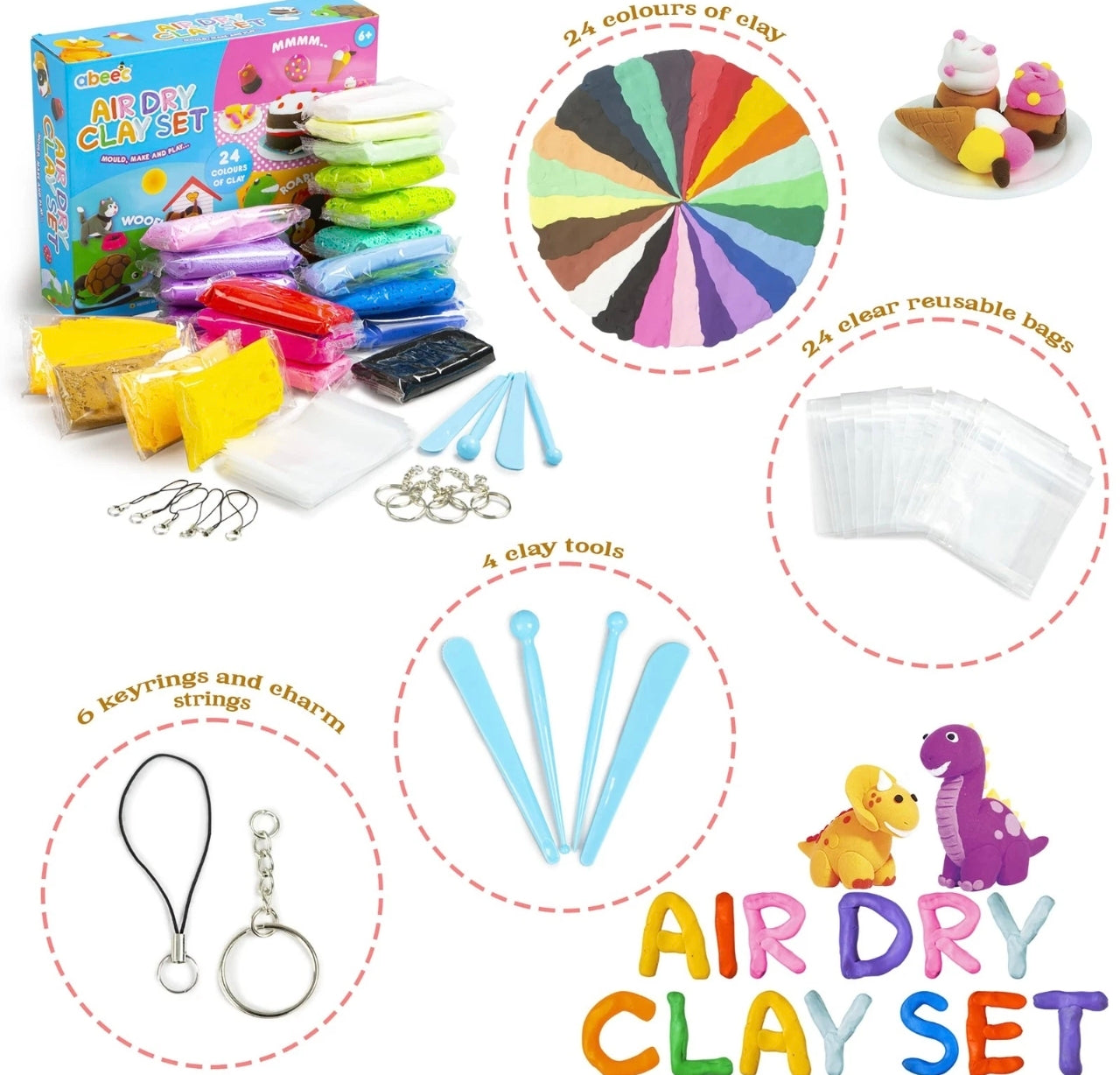 Air-dry Clay Kit For Kids