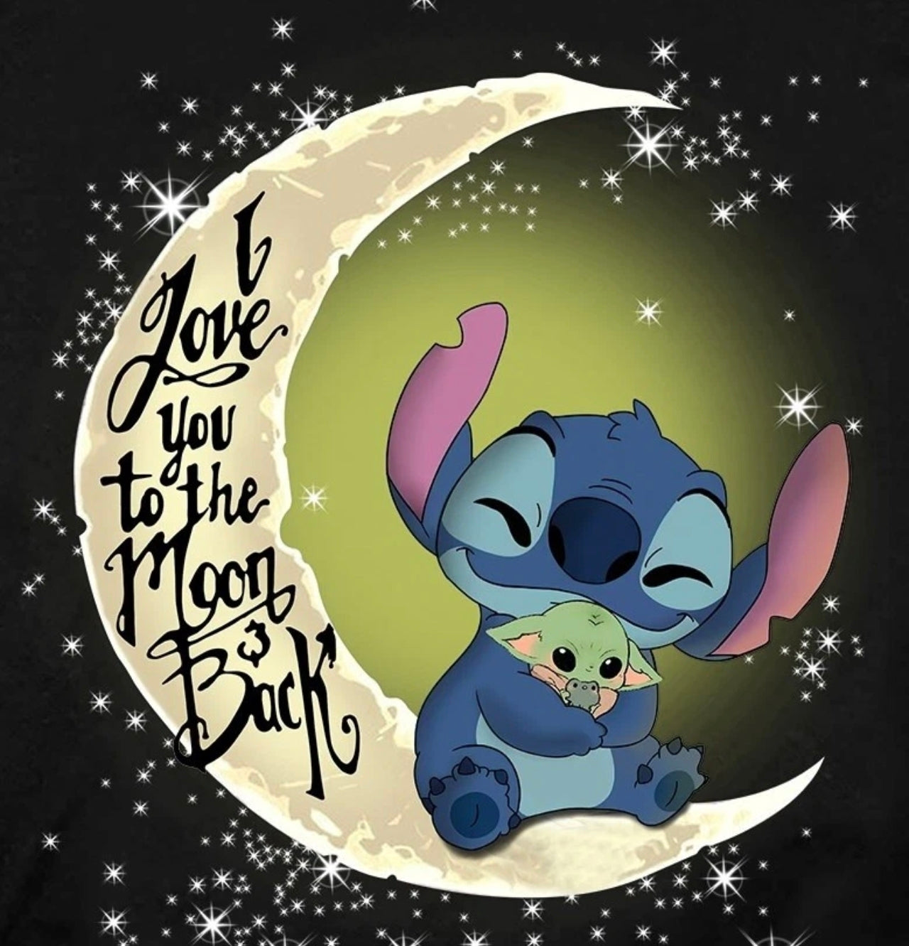 Love You To The Moon And Back Diamond Art