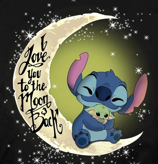 Love You To The Moon And Back Diamond Art