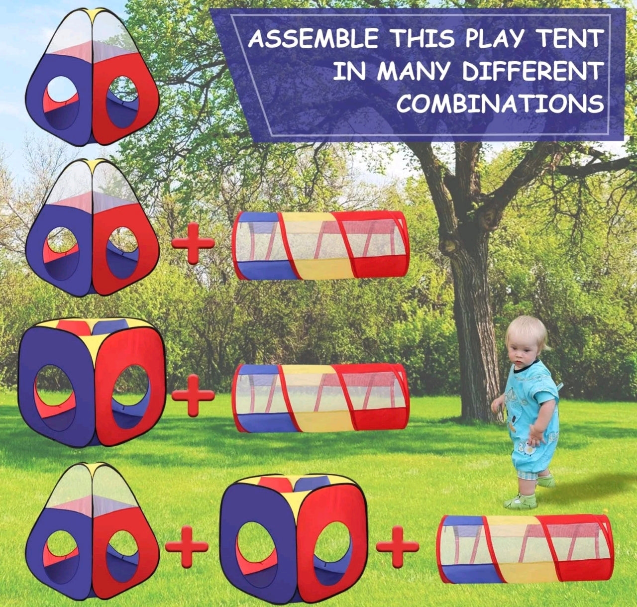 4 In 1 Tunnel/Tent/Ball Pit