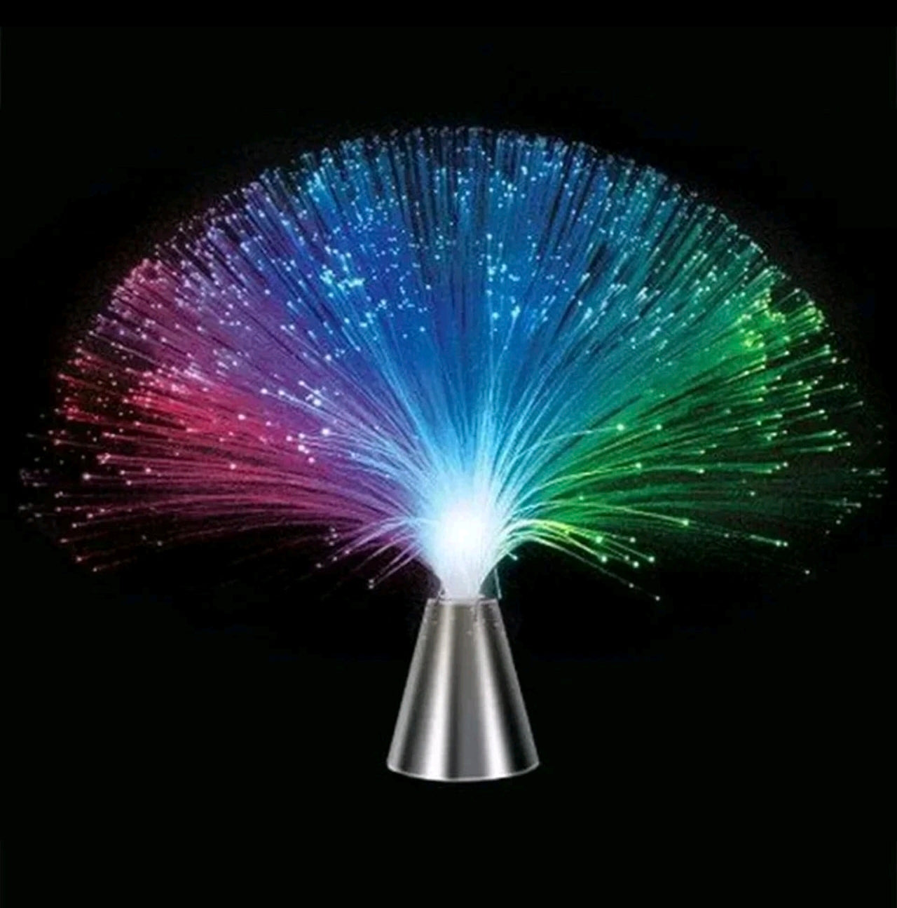 LED Colour Changing Fibre Optic Lamp