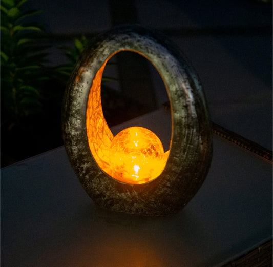 Decorative Resin Solar Powered Garden Lights