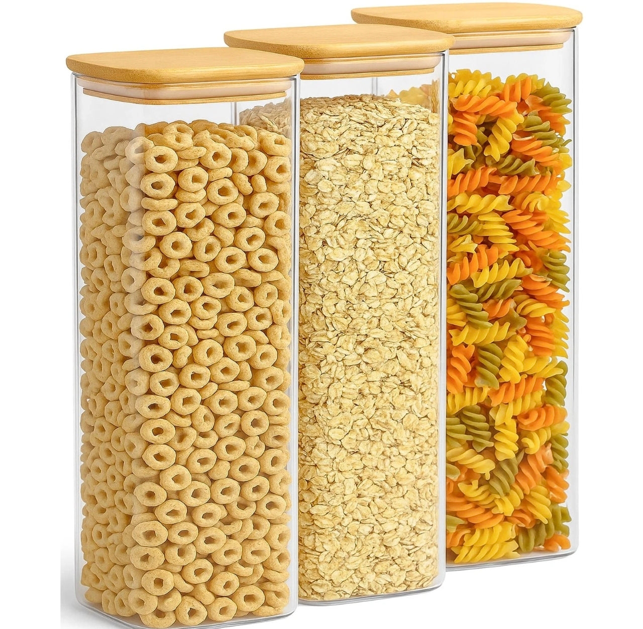 Set Of 3 2.3L Airtight Containers