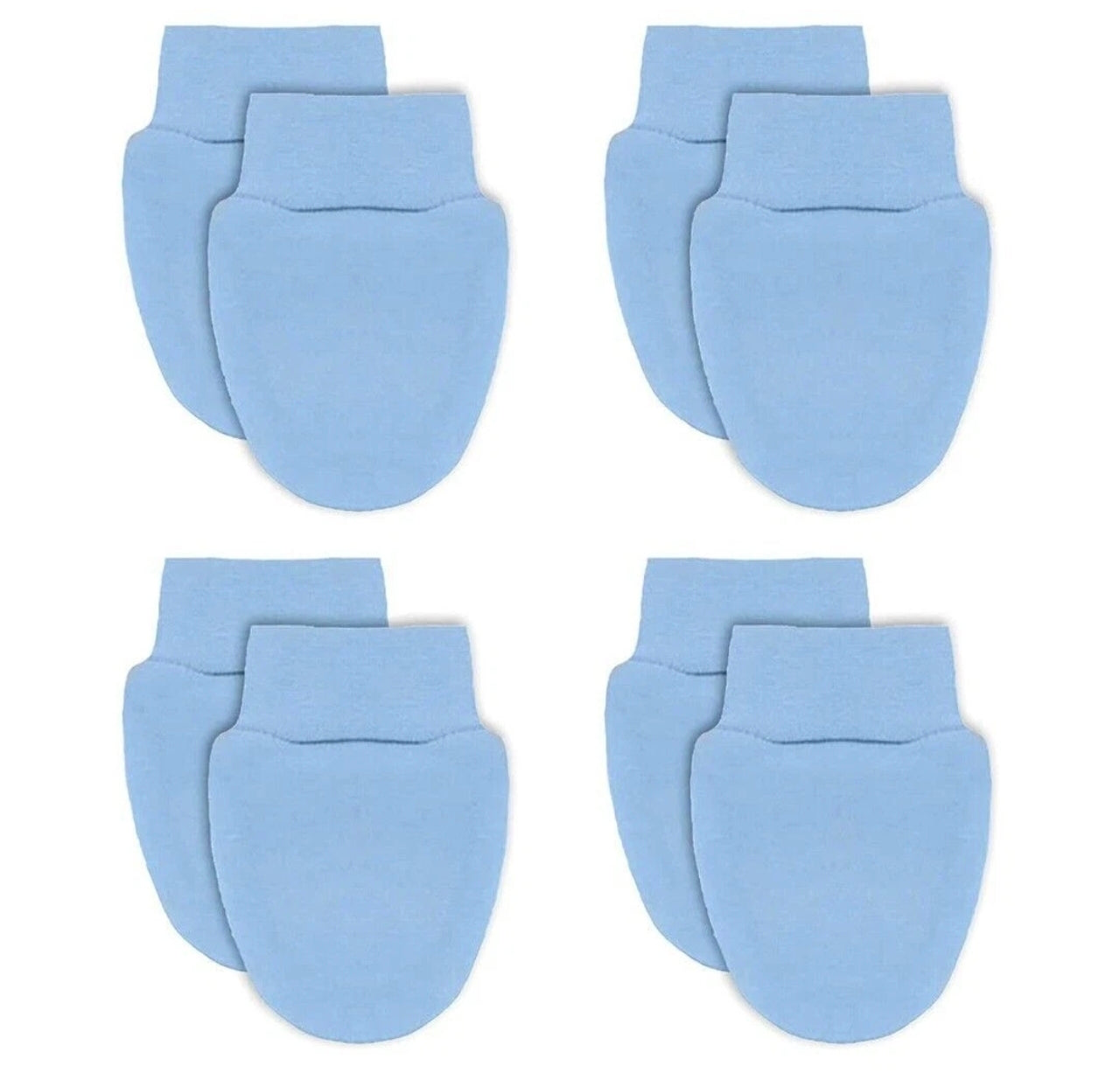 4 Pairs Baby Scratch Mittens