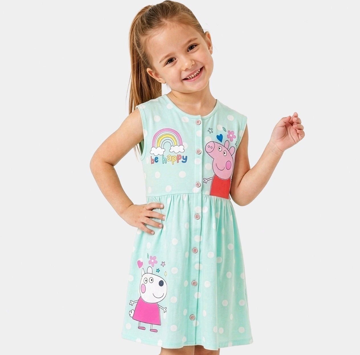 Pink Pig Summer Dress