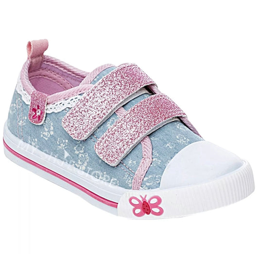 Girls Canvas Plimsolls