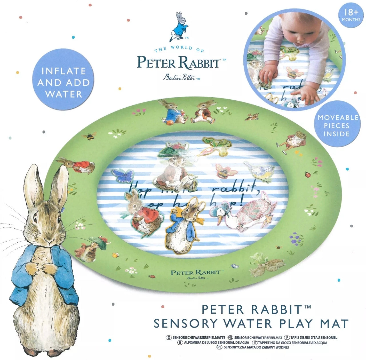 Rabbit Inflatable Sensory Water Mat