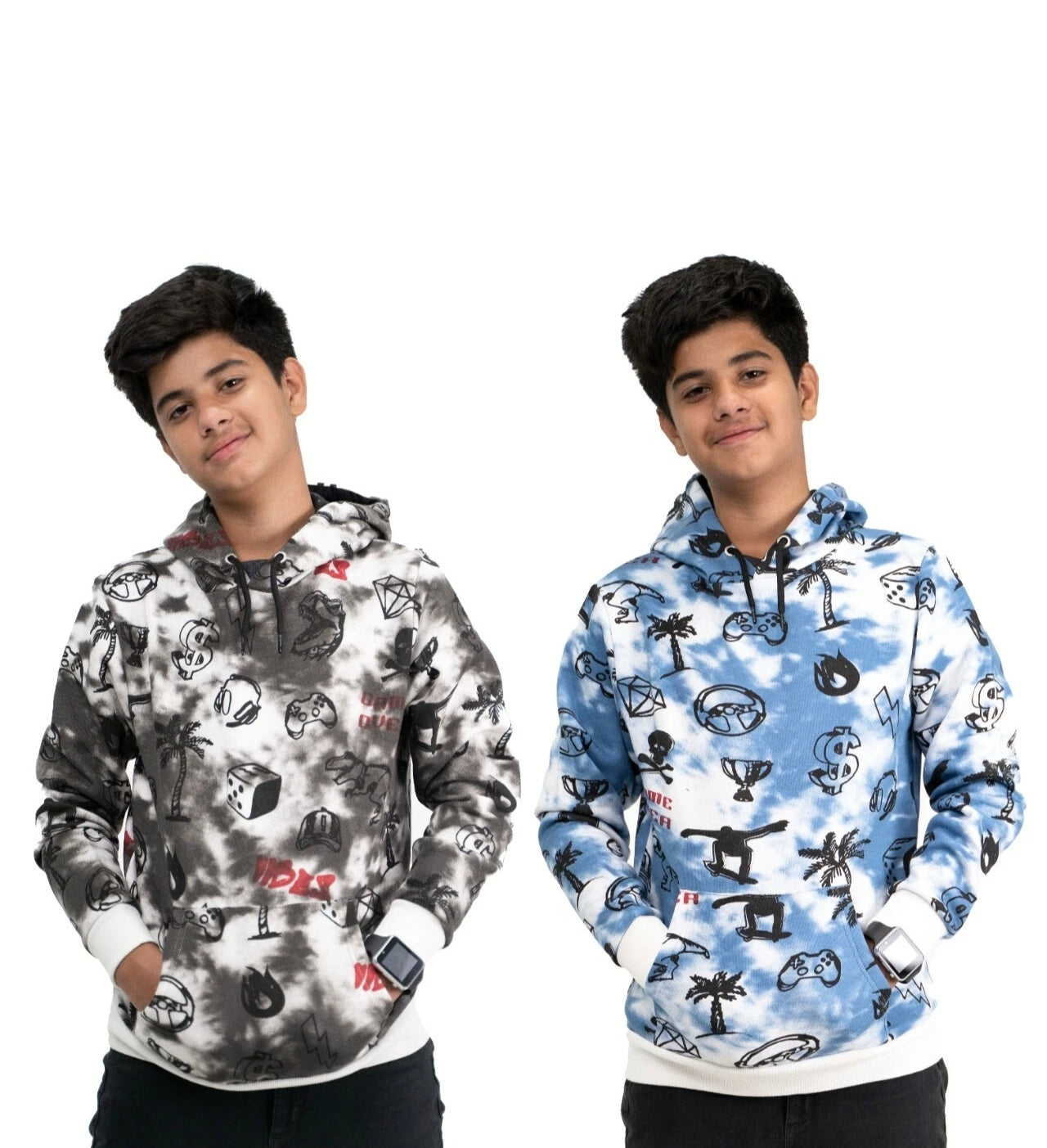 Gaming Vibes Skating Hooded Sweatshirt
