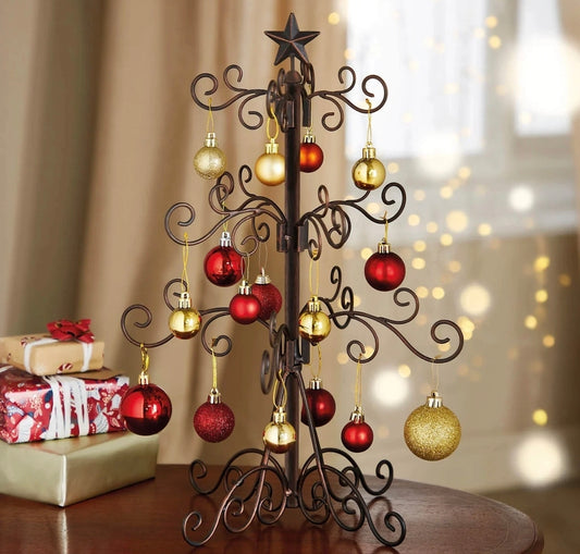 Unique Metal Tabletop Christmas Tree