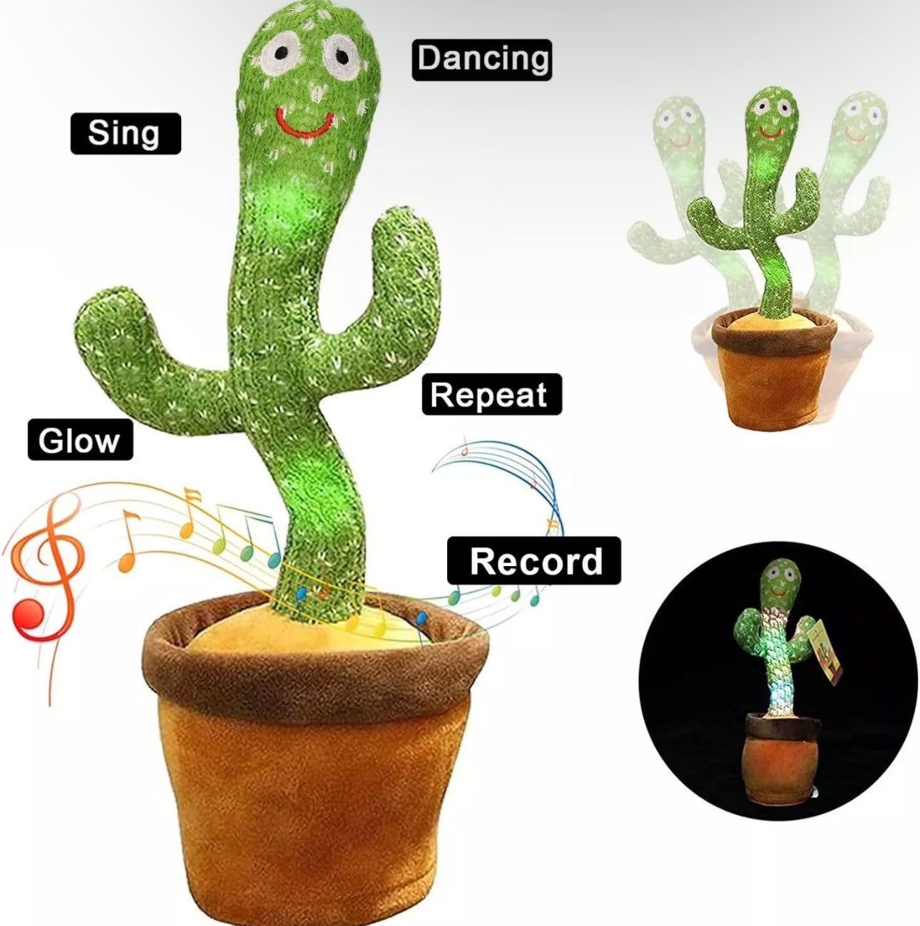 Singing/ Dancing Cactus Plush