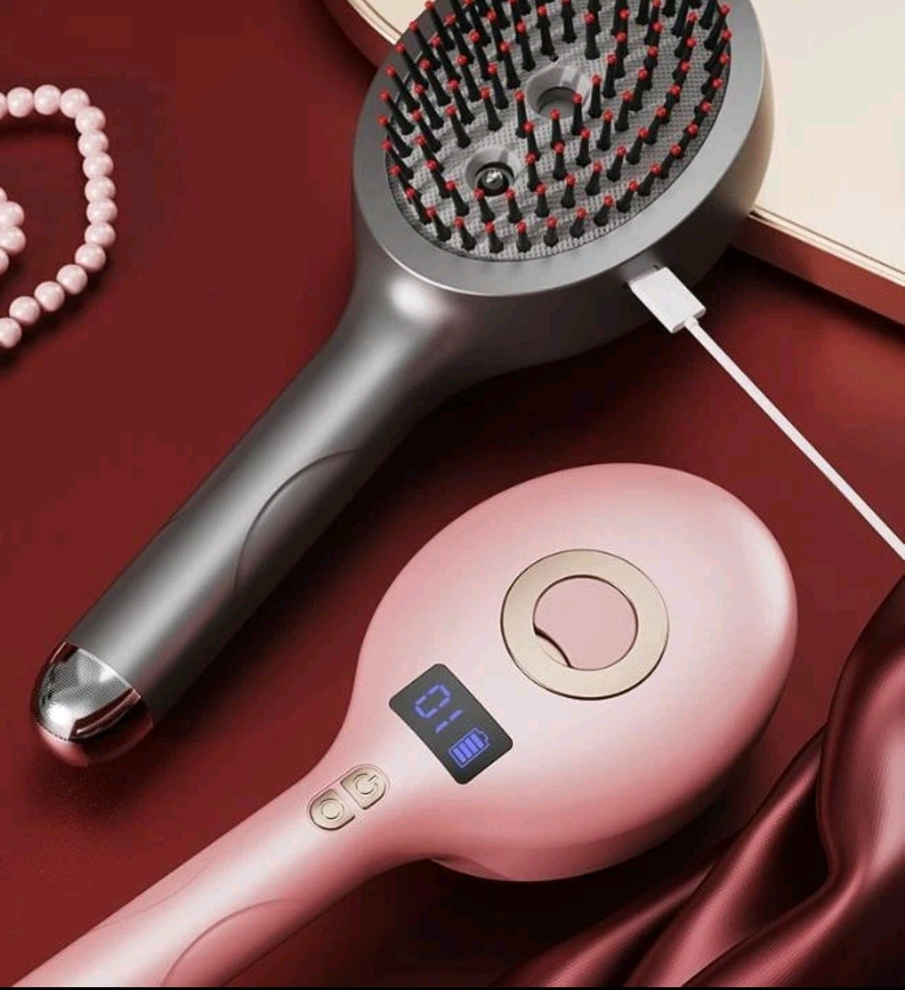 Electric Spray Massage De-Tangle Comb
