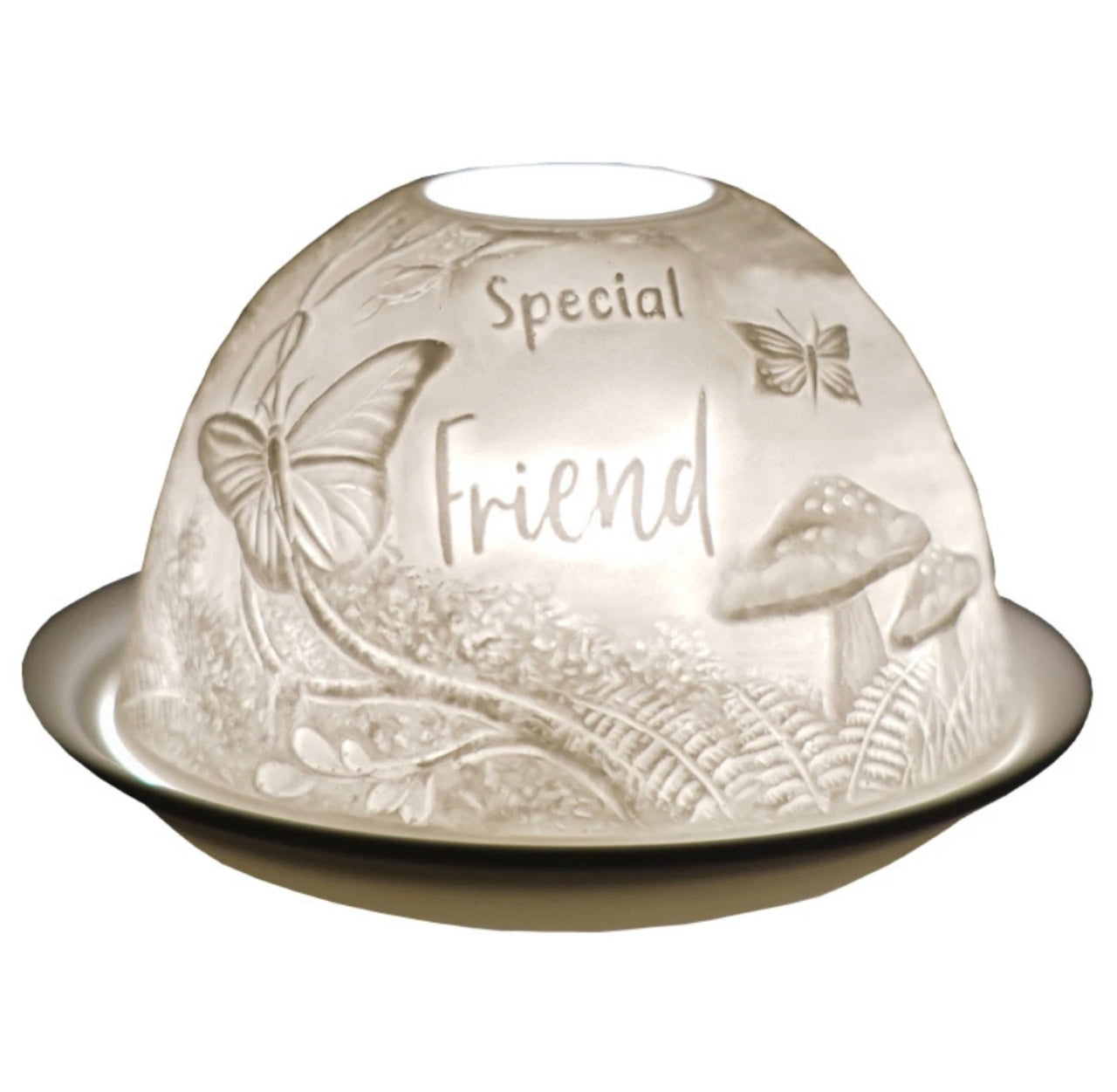Lithopane Porcelain Tea Light Domes