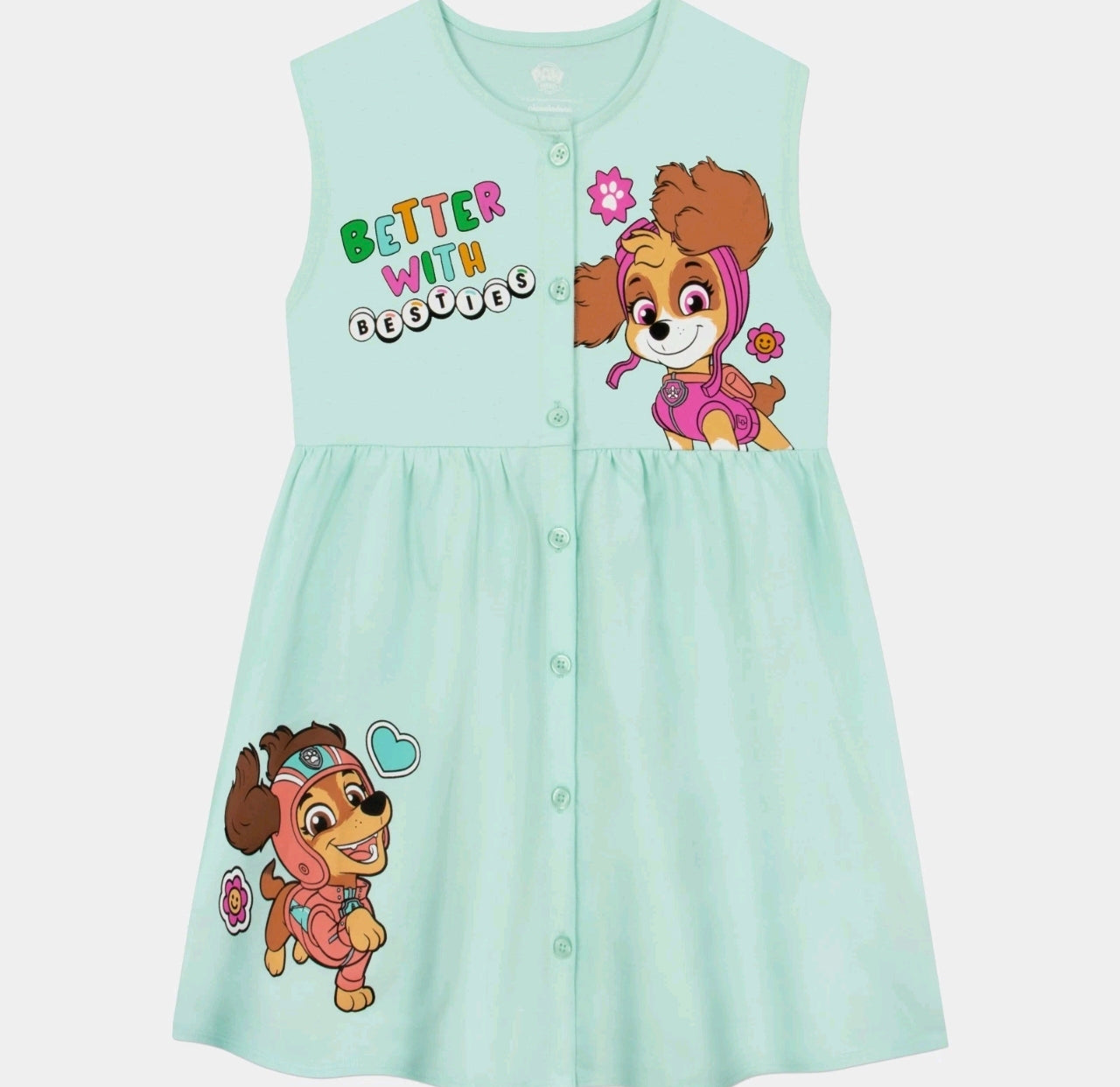 Girl Pups Summer Dress